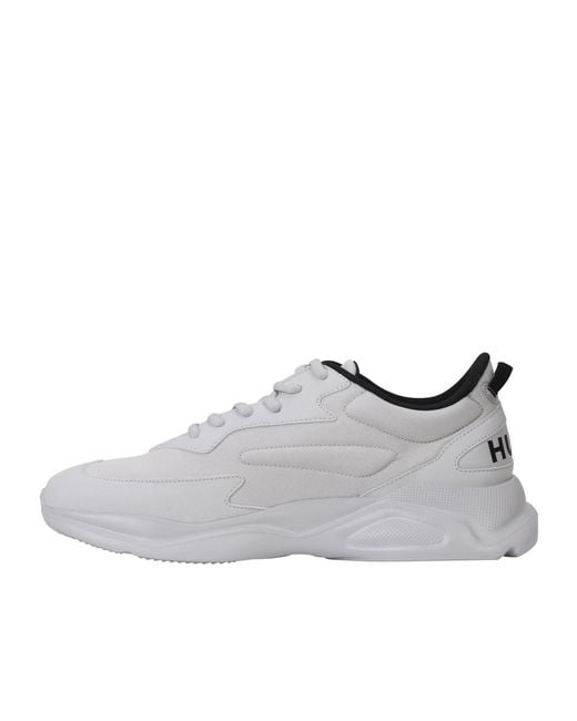 Boss Gray Solid Trainers for men