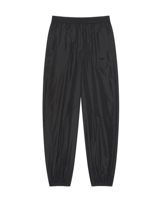 Givenchy Black Couture Seam Cut-Out Joggers for men
