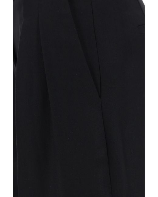 Loulou de Saison Black Sbiru Straight-Leg Pants