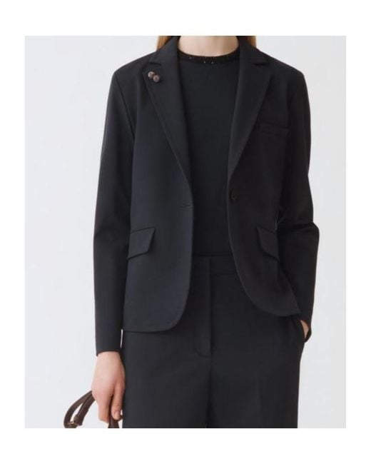 Fabiana Filippi Black Single-Breasted Suit Jacket