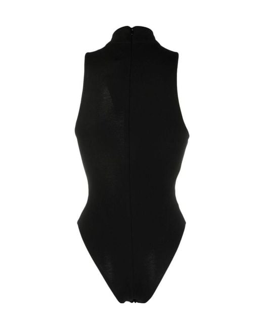 David Koma Black Star Detail Hollowed-Out Jumpsuit