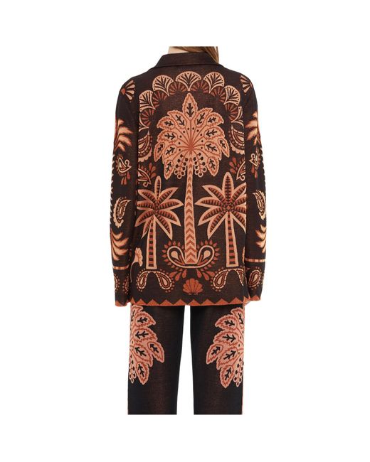 Alanui Brown Wild Wonder Shirt