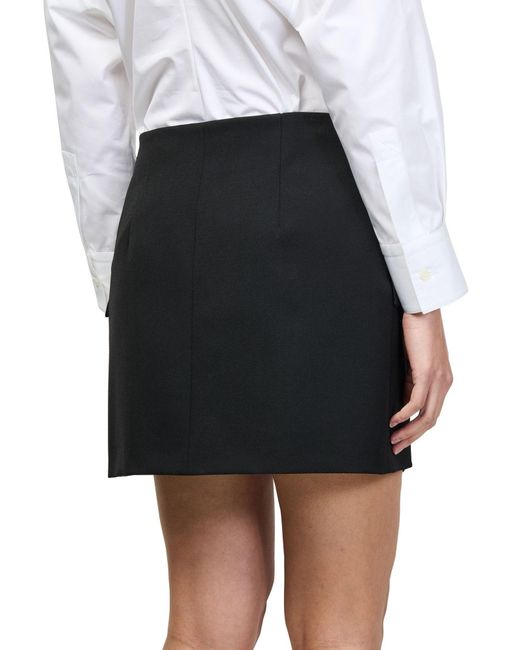 Givenchy Black Tailored Mini Skirt