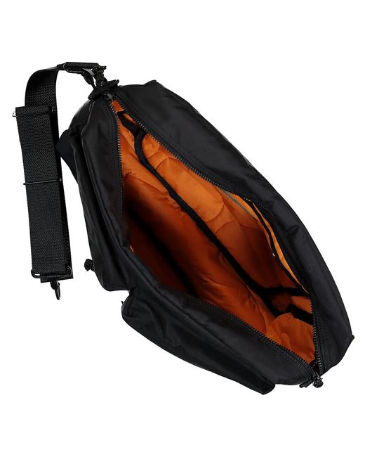 Porter-Yoshida and Co Black Force Shoulder Bag for men