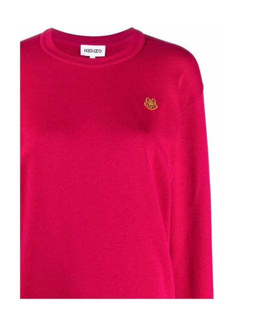 KENZO Pink Tiger Crest Sweatshirt