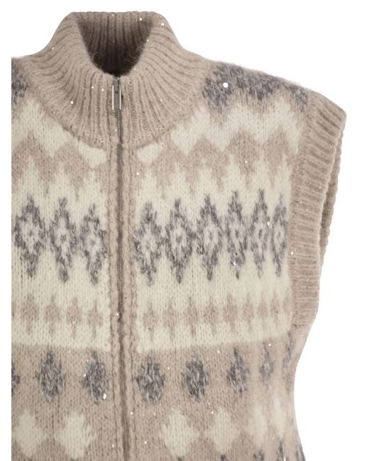 Peserico White Long-Sleeve Cardigan