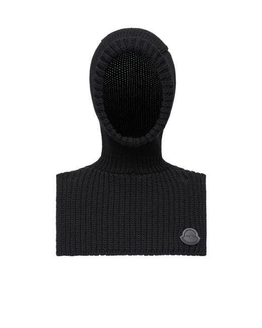 Moncler Black X Ee72 By Edward Enninful Wool Balaclava