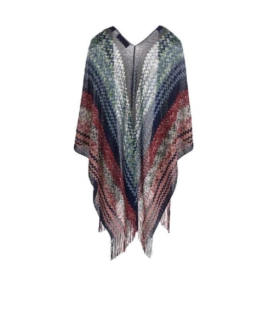 Missoni Blue Patterned Shawl