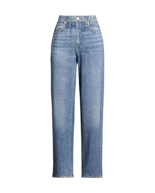 Rag & Bone Blue Medium Straight Leg Jeans