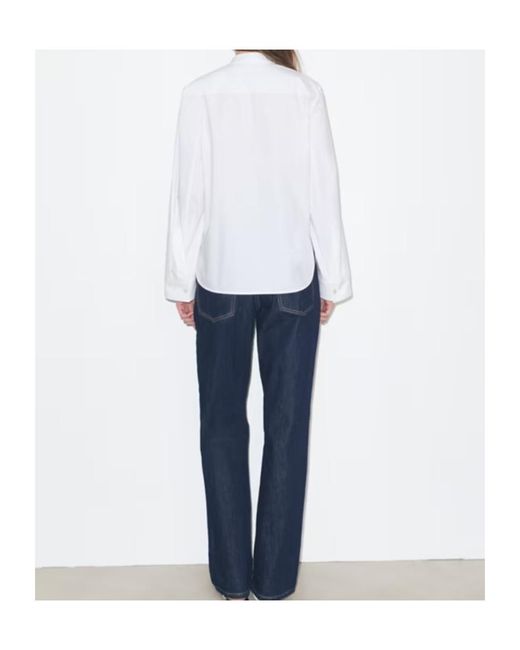 Tory Burch White Bow Detail Tunic Top