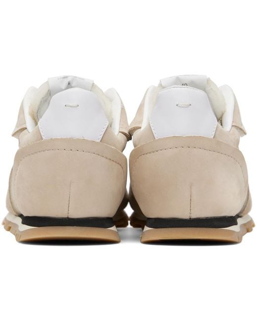 Maison Margiela White Low-Top Leisure Sneakers for men