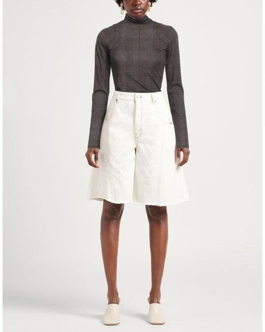 Rag & Bone Gray Plaid Long-Sleeve Turtleneck Top