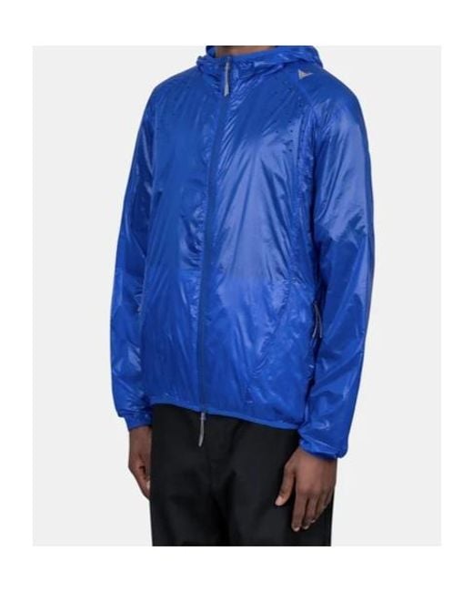 Roa Blue Packable Zipped Jacket for men