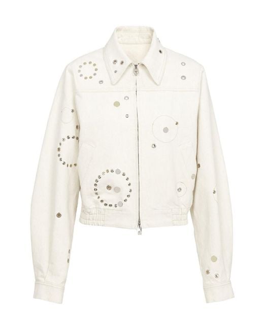 Chloé White Long-Sleeved Jacket