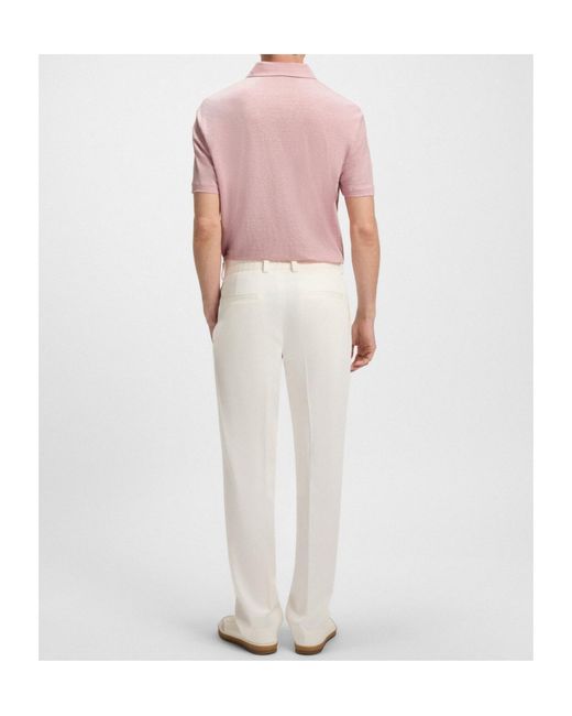 Boss Pink X David Beckham Piqué Polo Shirt for men