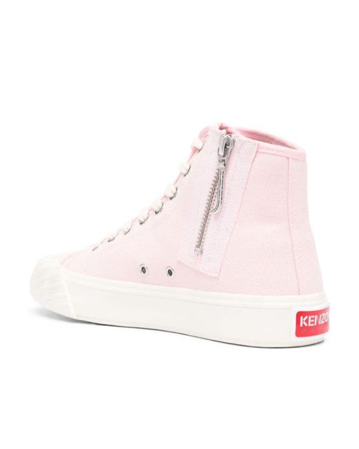 KENZO Pink School High-Top Trainers
