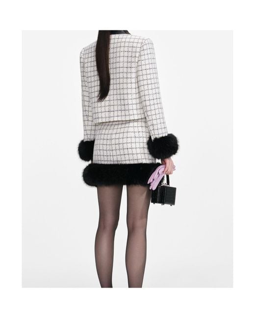 Self-Portrait White Neutrals Jackets