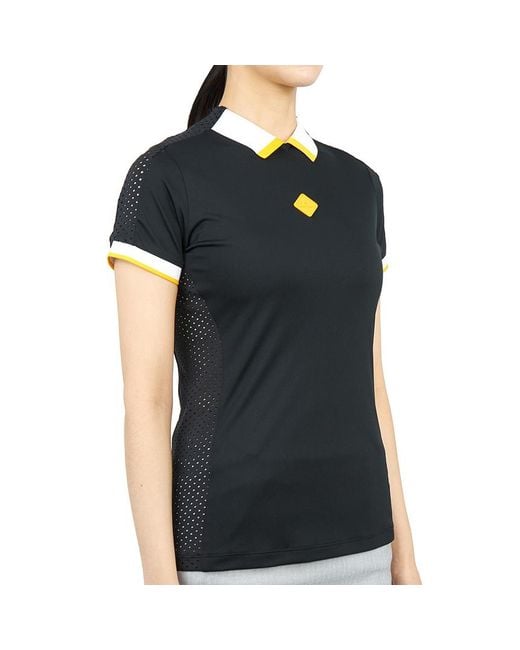 J.Lindeberg Black Short-Sleeved T-Shirt