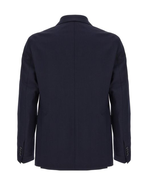 Tagliatore Blue Single-Breasted Two Piece Suit for men