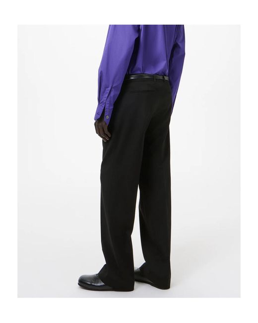 Our Legacy Black Pleated Tailored Trousers for men