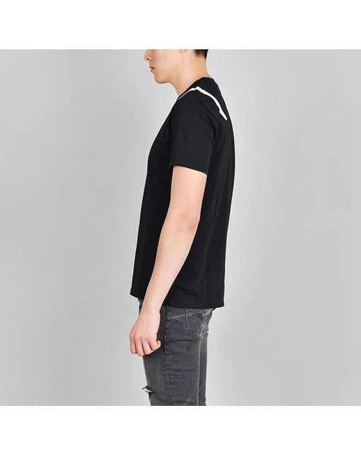 Neil Barrett Black Logo Details T-Shirt for men