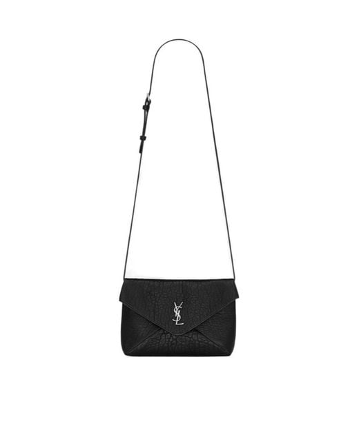 Saint Laurent White Cassandre Envelope Messenger Bag for men