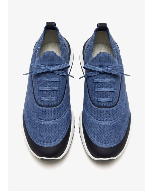 Brunello Cucinelli Blue Sneakers for men