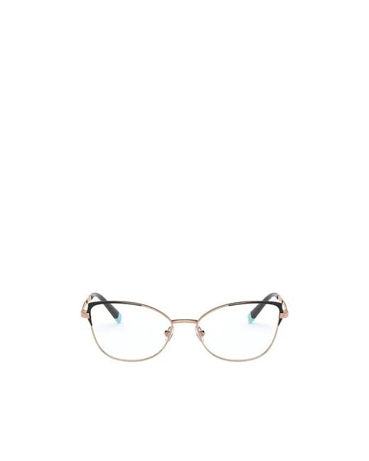 Tiffany & Co White Color Matching Full-Frame Glasses
