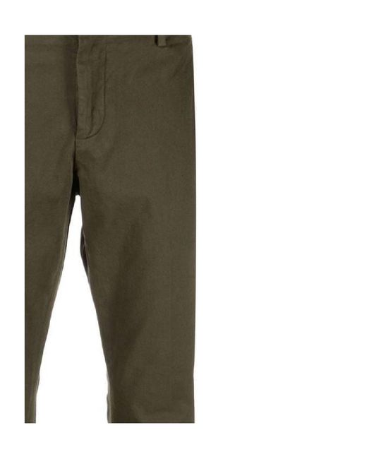 Dondup Green Slim Cut Stretched Chinos for men
