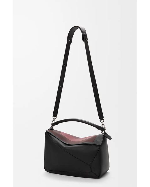 Loewe Black X Albers Large Puzzle Bag