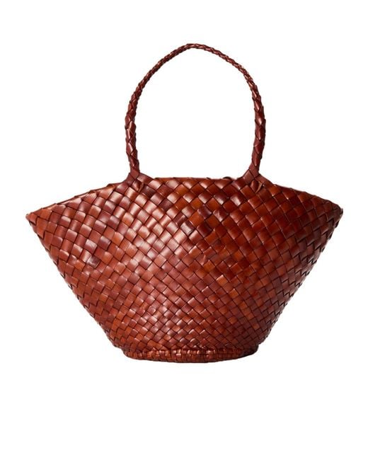 Dragon Diffusion Red Woven Tote Bag