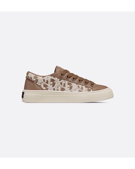 Dior Brown Homme B33 Spin Sneakers for men