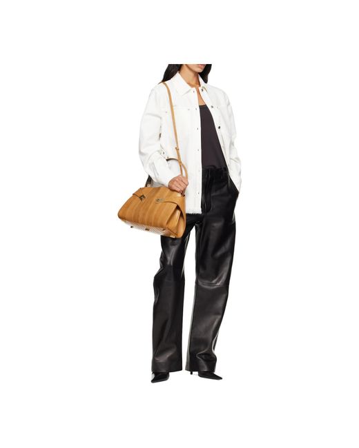 Ferragamo White Denim Blouson