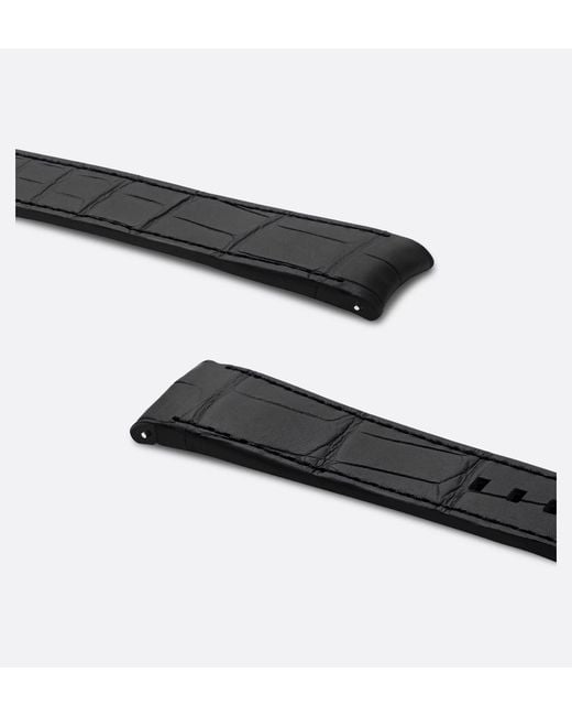 Dior Black Chiffre Rouge Watch Strap