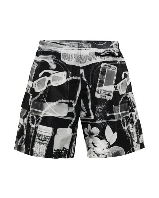 Off-White c/o Virgil Abloh Black Beachwear for men