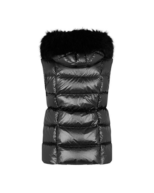 Moncler Black Sleeveless Down Jacket