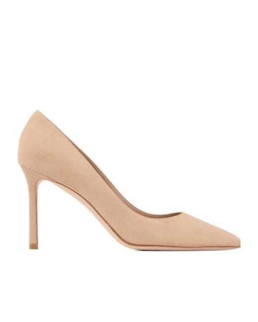 Jimmy Choo Natural Romy Pointed Pumps