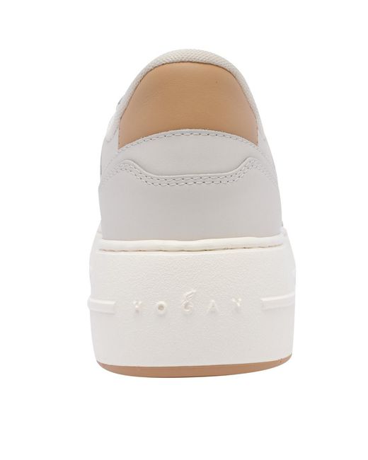 Hogan White Skyscraper Lace-Up Sneakers