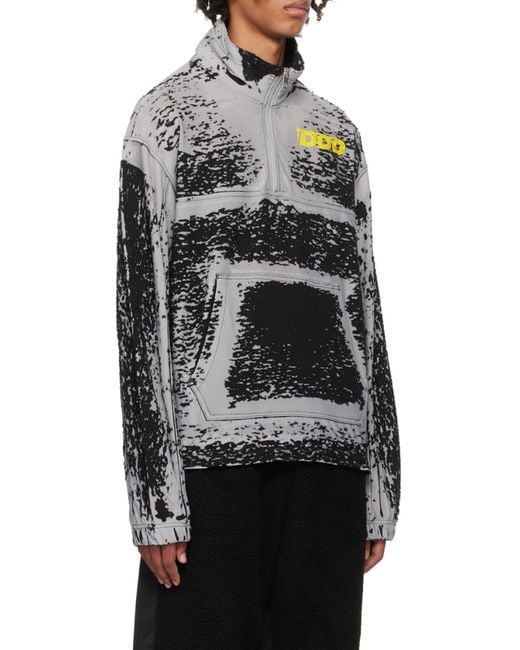 DIESEL Gray S-Alute Half-Zip Sweatshirt for men