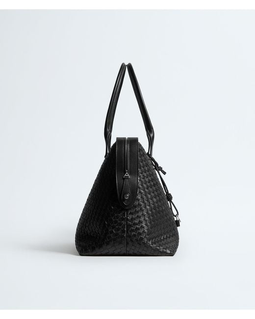 Bottega Veneta Black Vaporetto Intrecciato Tote Bag for men