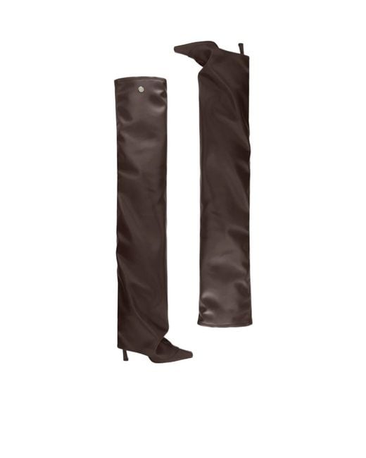 The Attico White The Robin Otk Thigh High Boots