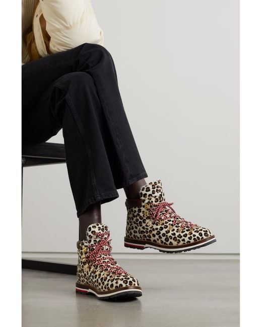 Moncler Brown Blanche Short Boots