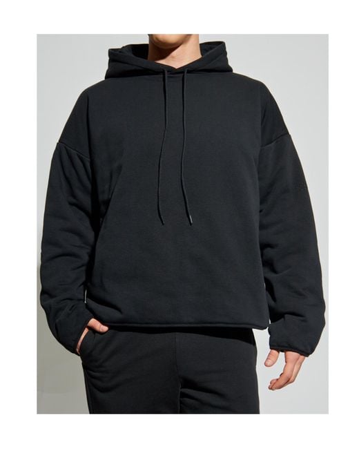 MM6 by Maison Margiela Blue Drawstring Hoodie for men