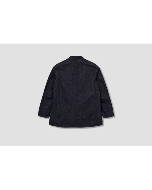 Comoli Blue Long Sleeve Denim Jacket for men