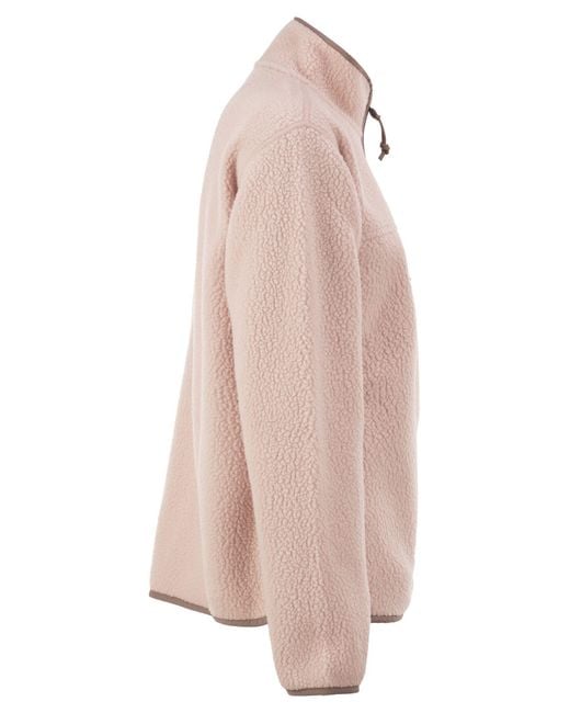 Patagonia Pink Zip-Up Fleece Jacket