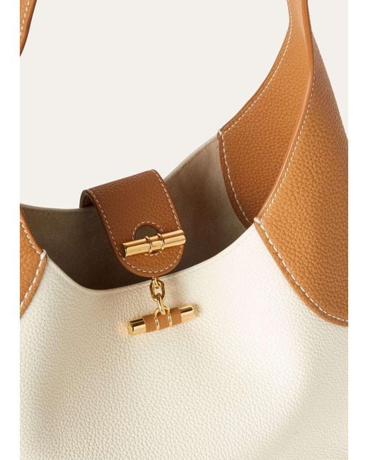Loro Piana Natural Medium Bobbin Bag