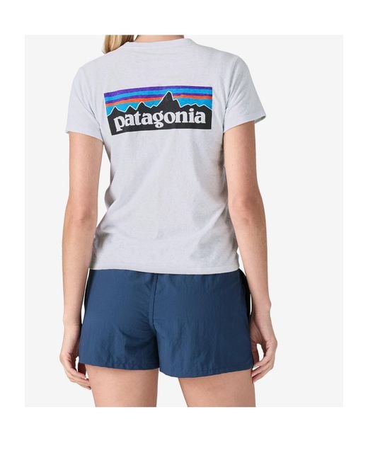 Patagonia Blue Open-Necked Shirt