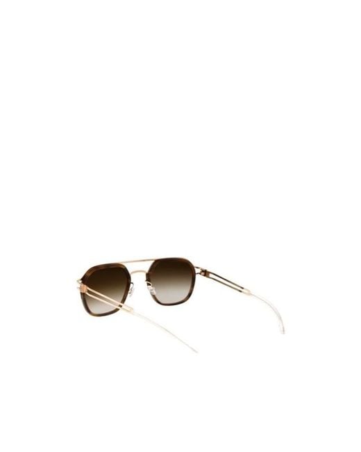 Mykita Metallic Leeland Aviator-Frame Sunglasses for men