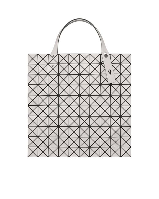 Issey Miyake White Prism Matte Tote Bag