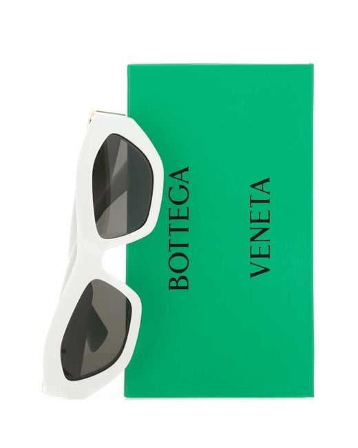 Bottega Veneta Metallic Eyewear Cat-Eye Frame Sunglasses